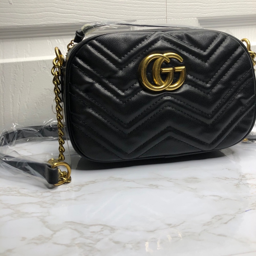 Vegan Leather GG Crossbody Purse/Bag